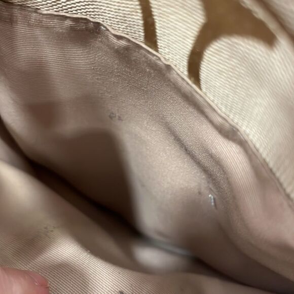 Coach Salmon Pink and Tan Logo Crossbody Bag - Picture 6 of 9